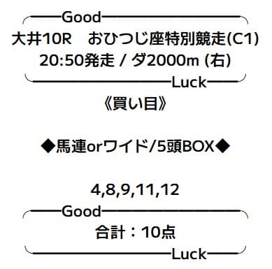 検証1レース目