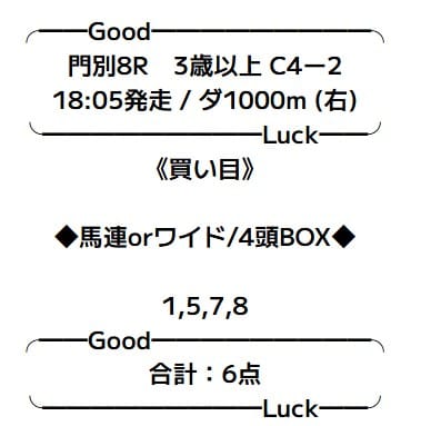 検証2レース目