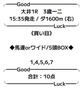 検証4レース目