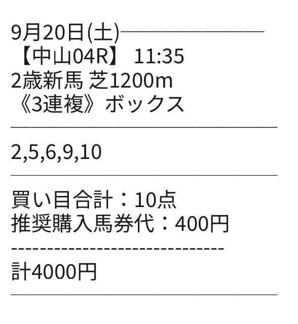 検証5レース目